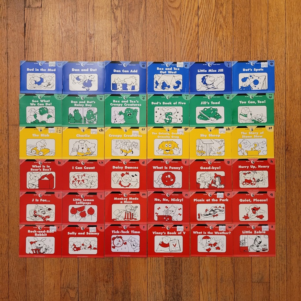 Creative Teaching Press 36 Itty Bitty Phonics Reader Books Grades K-1 Homeschool